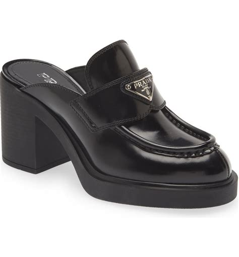 prada platform mule|designer Prada mules sale.